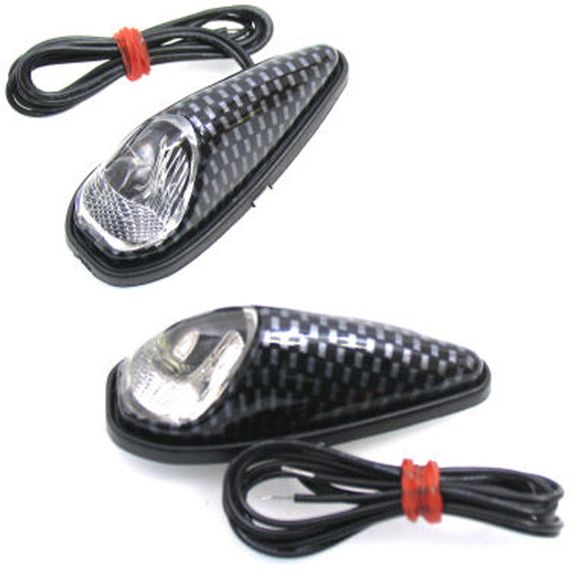 Lamp led set plaklamp met huis carbon