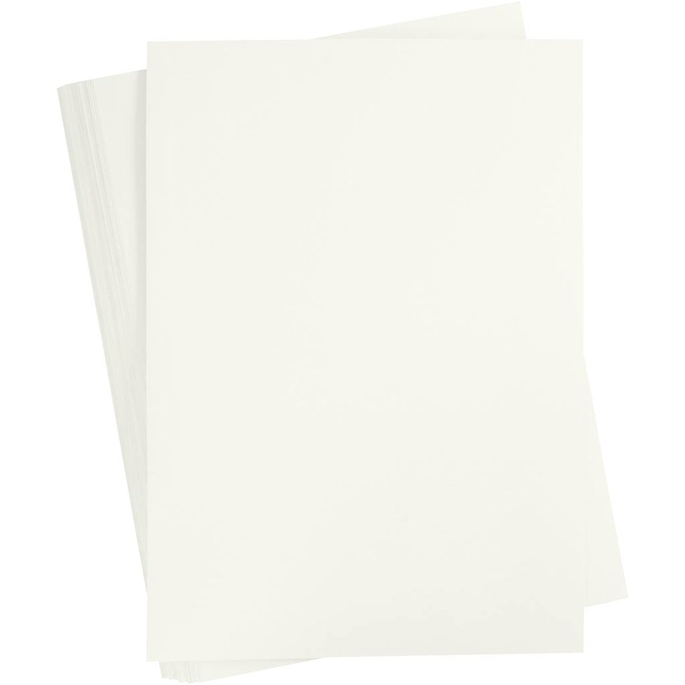 Gekleurd karton, a2, vel 420x594 mm, 180 gr, off-white, 100 vel 1 doos