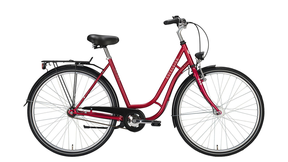 Excelsior stadsfiets touring nd mod. 24 bike touring nd 26 45 tour 1sp red met.