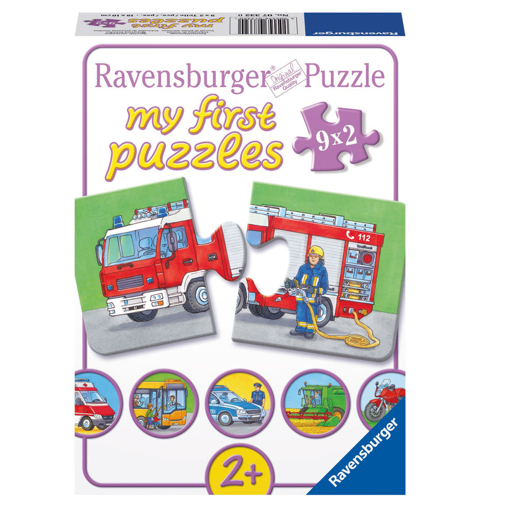 Ravensburger My First Puzzles Vehicles 9x2pcs