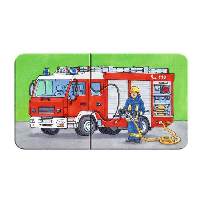 Ravensburger - Speciale Voertuigen puzzel 9x2st.