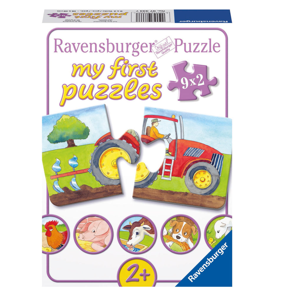 Ravensburger On the Farm 9x2pcs Puzzle