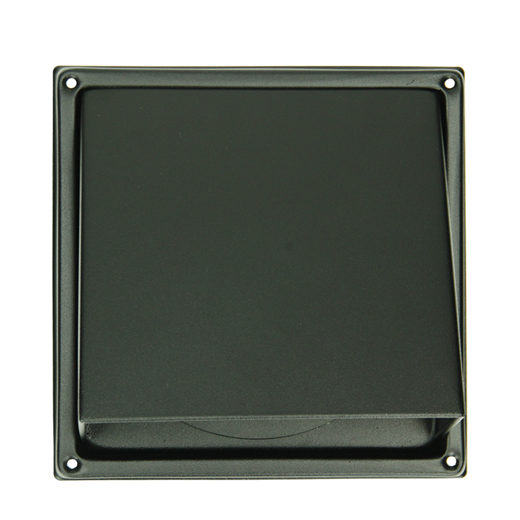 Renson 1066436 - zwart inox dampkaprooster type 641 ø100mm, opbouw | 2 stuks