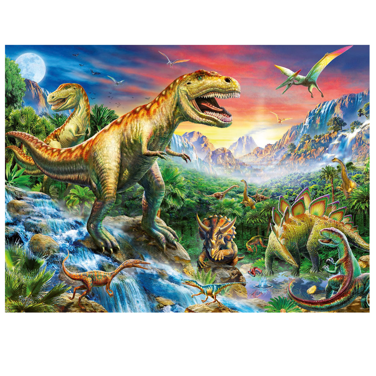 Ravensburger bij de dinosaurussen, 100st. XXL