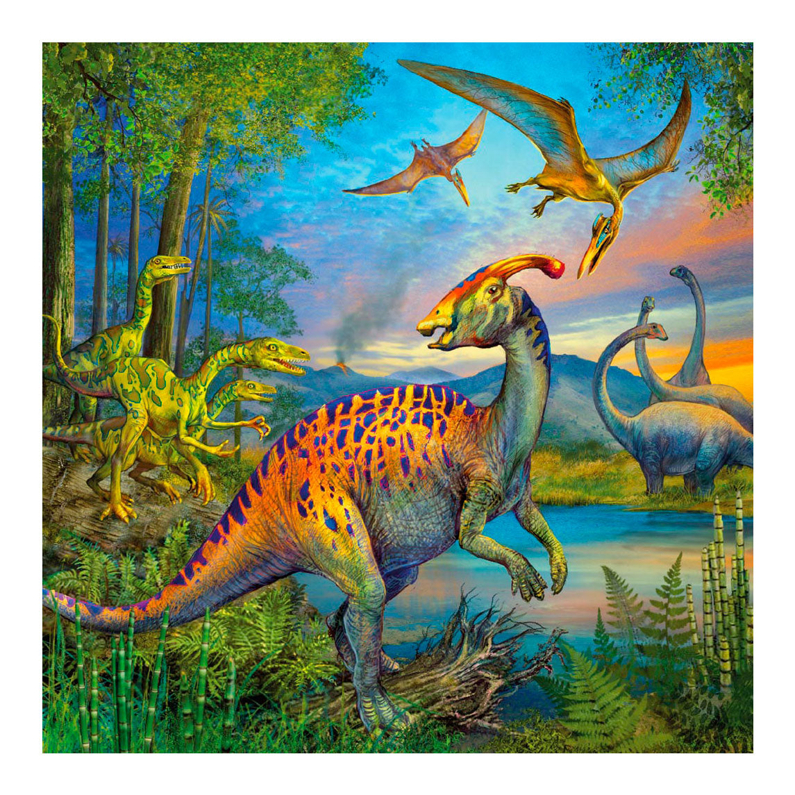 Ravensburger dinosauriërs puzzelset | 3 x 49 stukjes