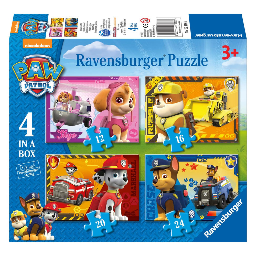 Ravensburger puzzle puppies on the go, 4in1
