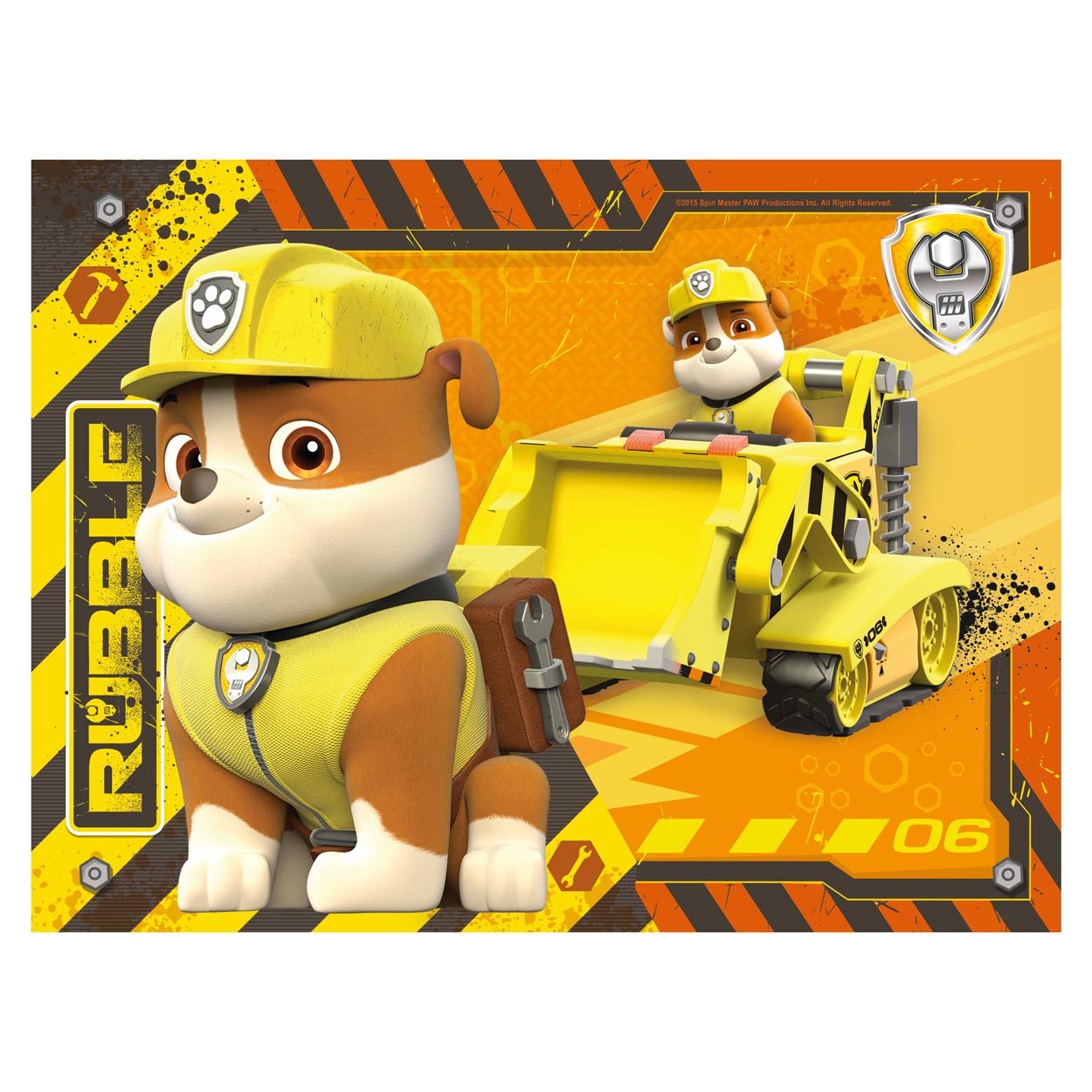 PAW Patrol Puzzel - Puppy's op Pad, 4in1