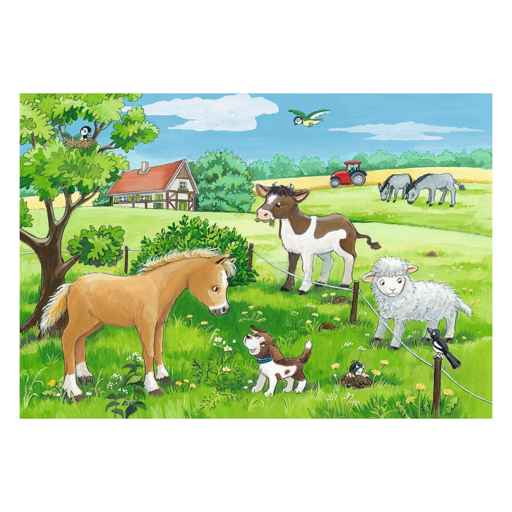 Ravensburger Young Animals on the Farm, 2x12 pc.