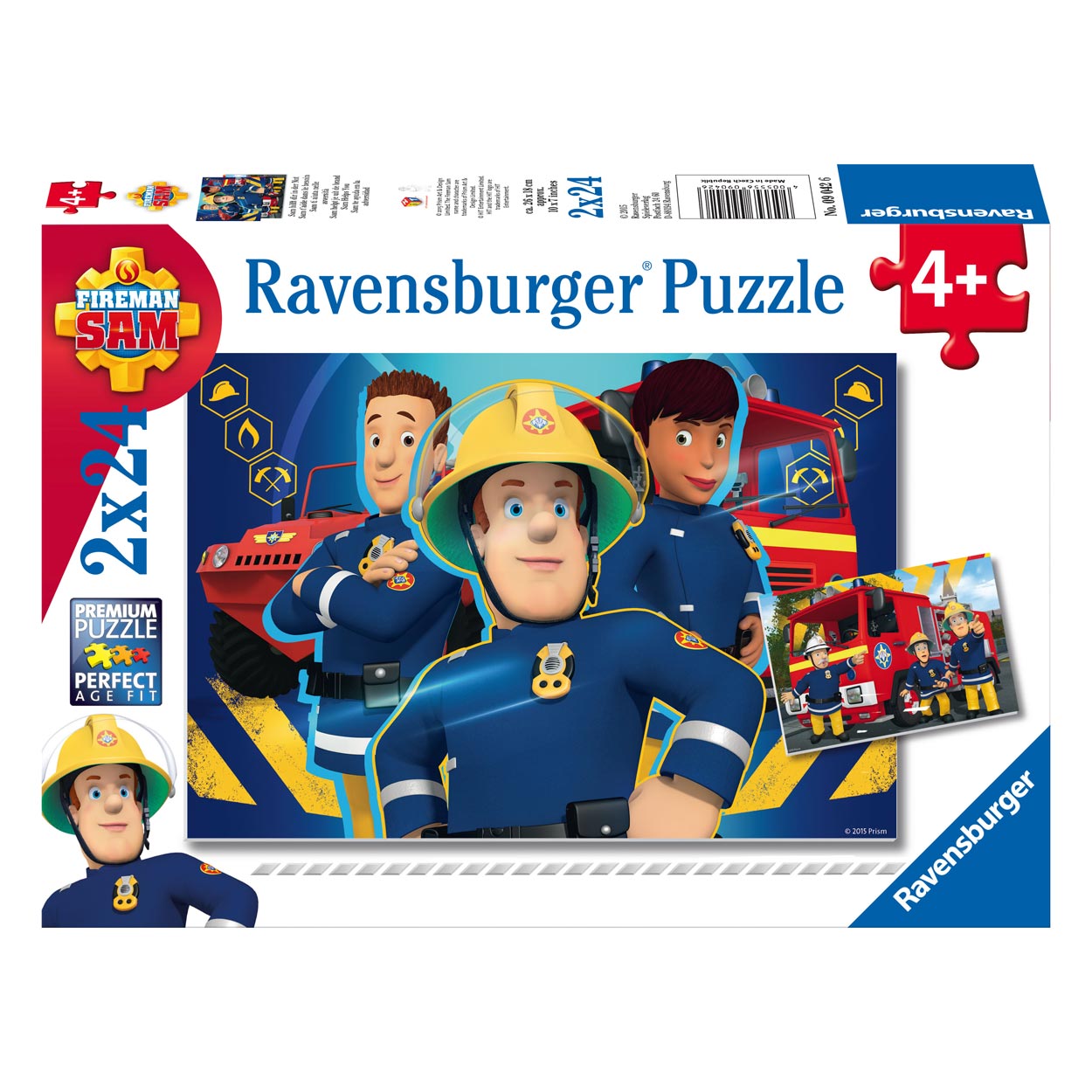 Ravensburger - Sam helpt je uit de Brand 2x24 stuks