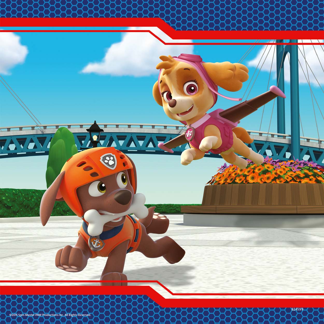 Ravensburger Paw Patrol puzzel - helden met vacht, 3x49st.