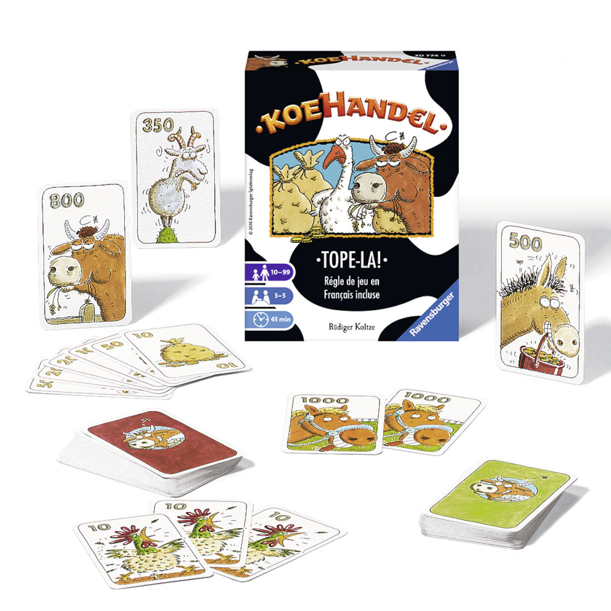 Ravensburger koehandel - nederlandstalig kaartspel
