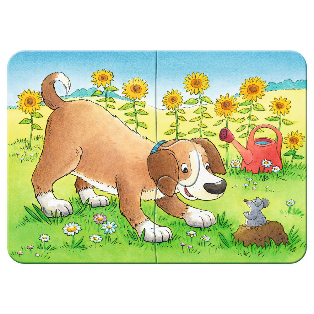 Ravensburger Cute Pets - My First Puzzles - 2+4+6+8 pieces - Children's Puzzle