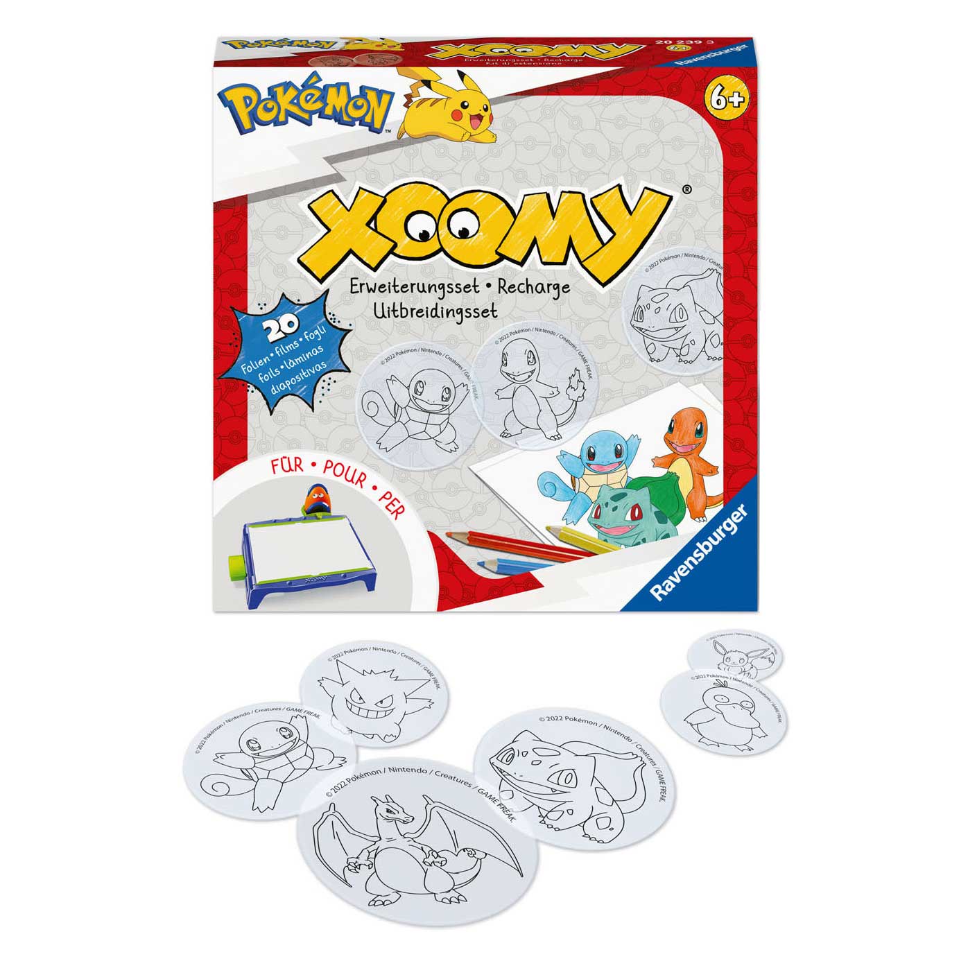 Ravensburger xoomy navulling - pokemon