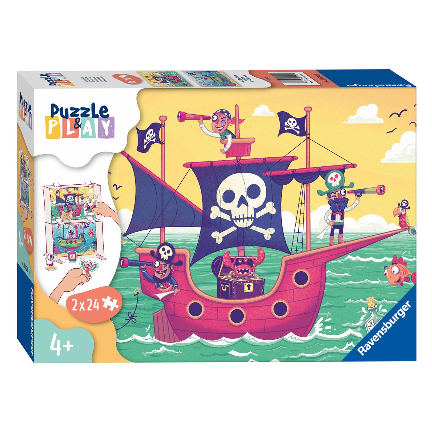 Ravensburger - Puzzel - Land in Zicht 2x24 stuks