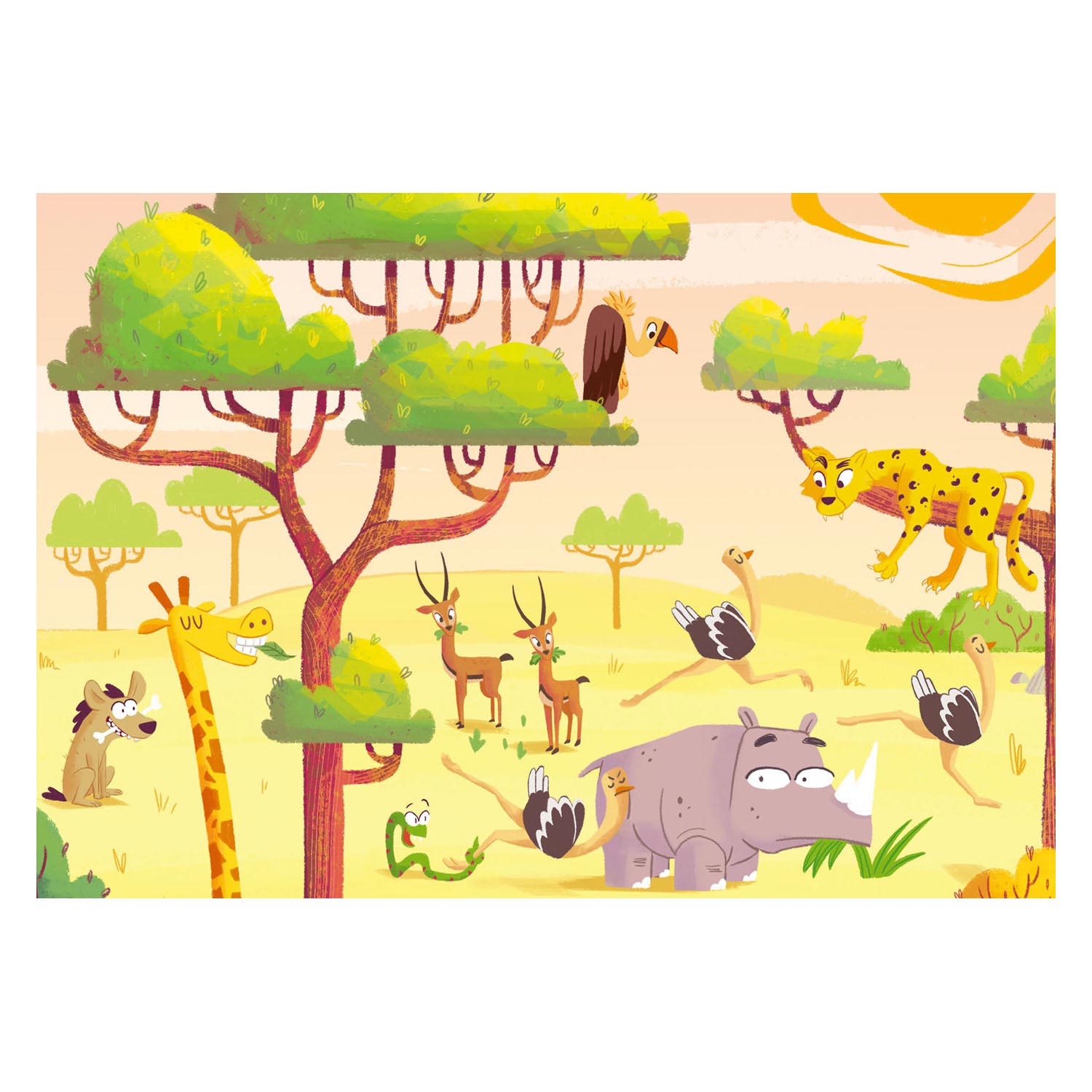 Ravensburger - Puzzel - Safari Tijd 2x24 stuks