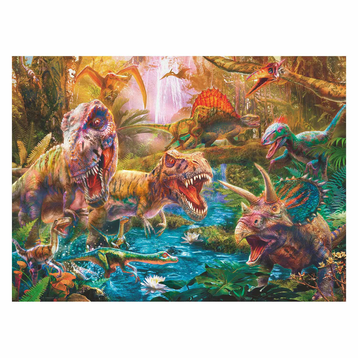 Ravensburger puzzel dinosaurussen, 150st. xxl