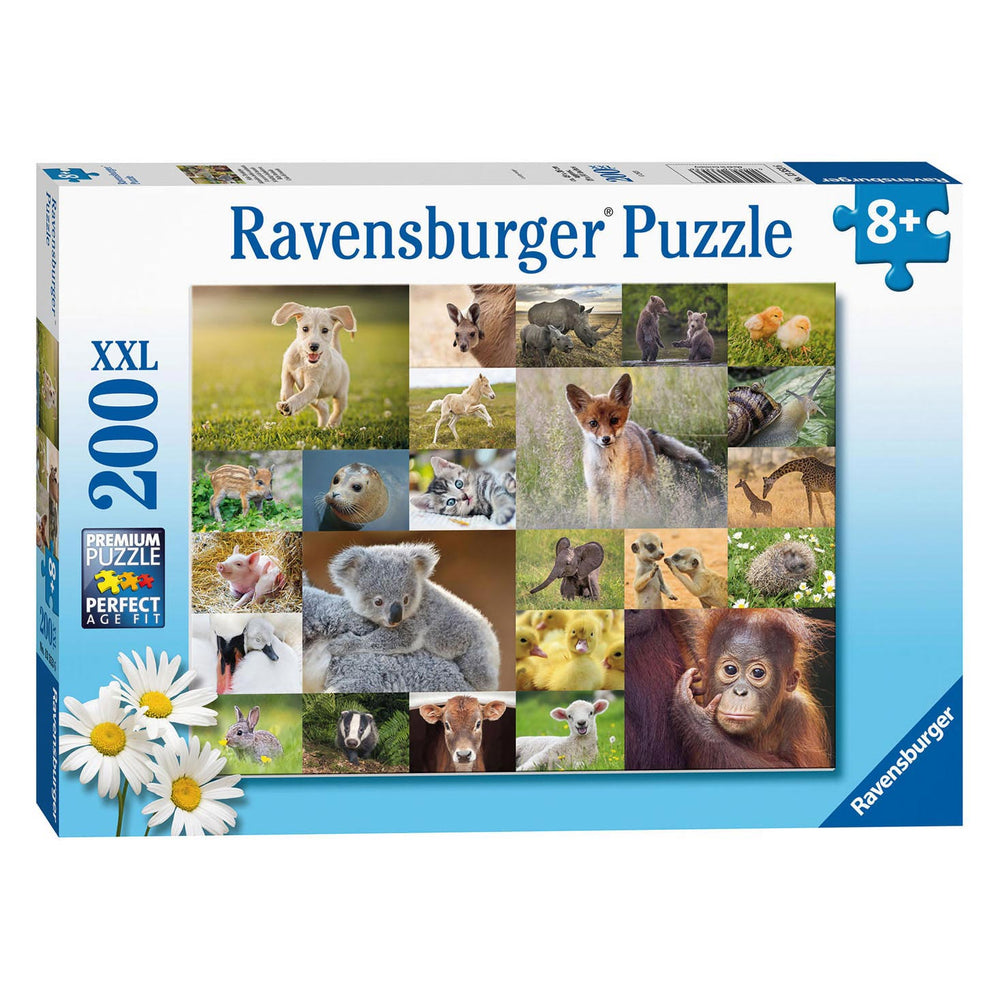 Ravensburger Cute Baby Animals Jigsaw Puzzle 200 XXL Pieces