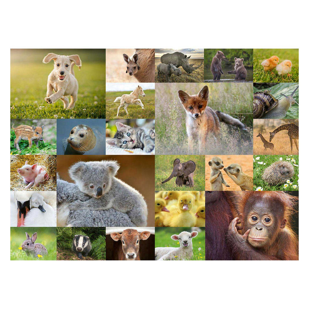 Ravensburger Cute Baby Animals Jigsaw Puzzle 200 XXL Pieces