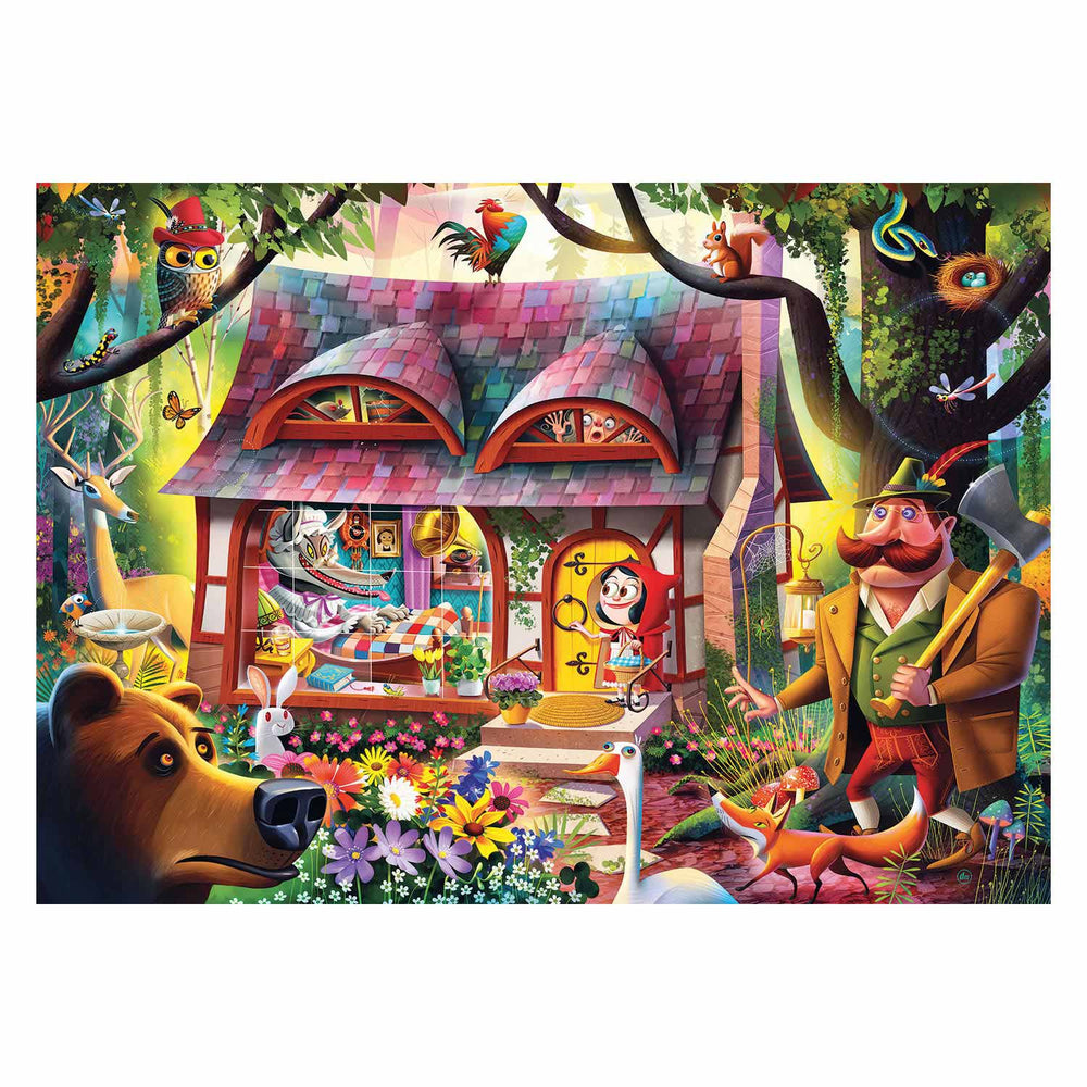Ravensburger Puzzle Little Red Riding Hood and the Wolf, 1000 pcs.