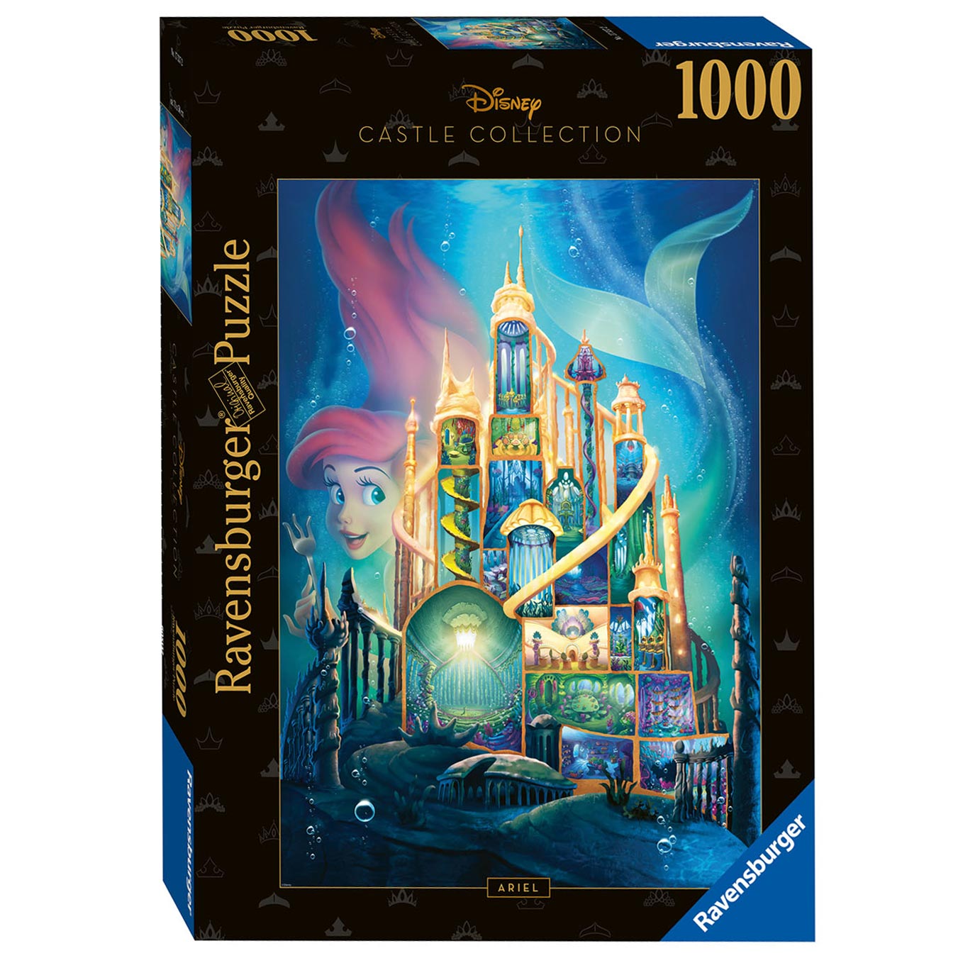 Ravensburger Puzzel Disney Castles - Ariel, 1000st.