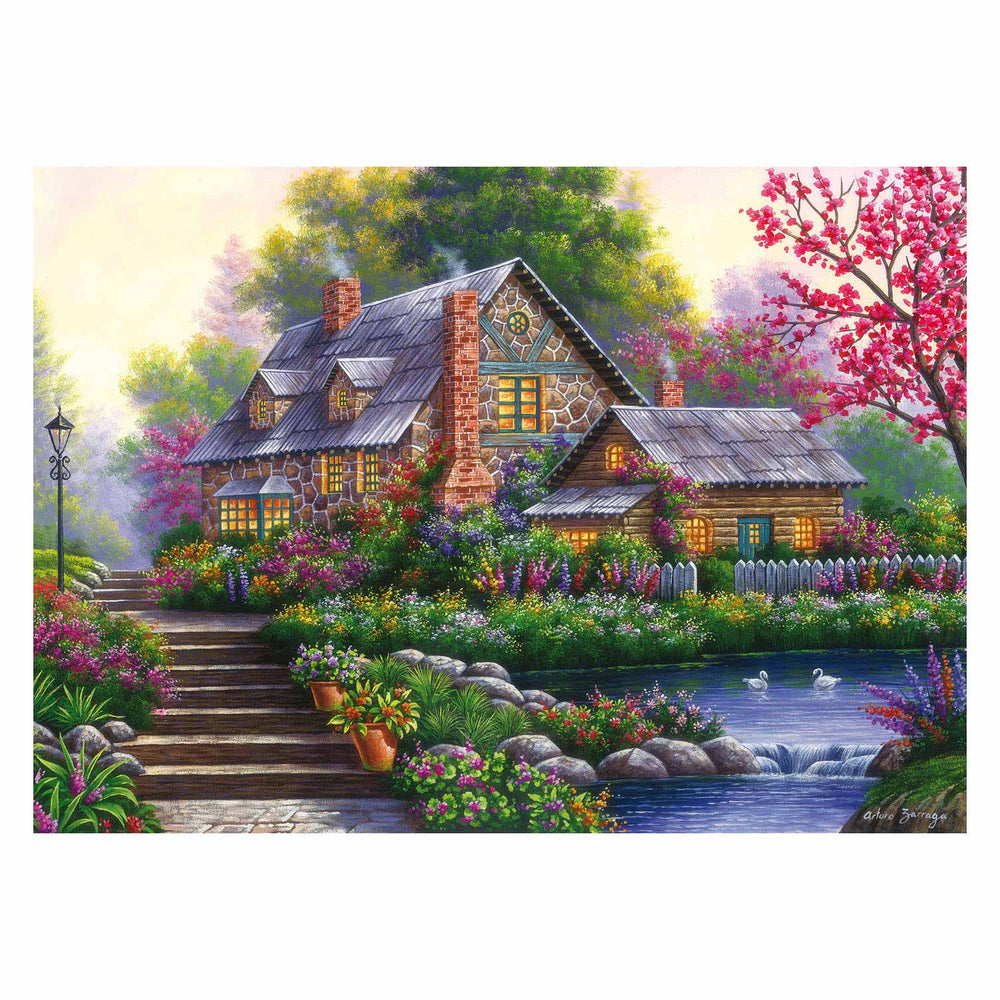 Ravensburger Jigsaw Puzzle Romantic Cottage 1000 Pieces