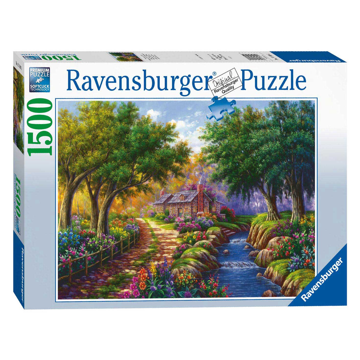 Ravensburger Puzzelhuisje bij de Rivier, 1500st.