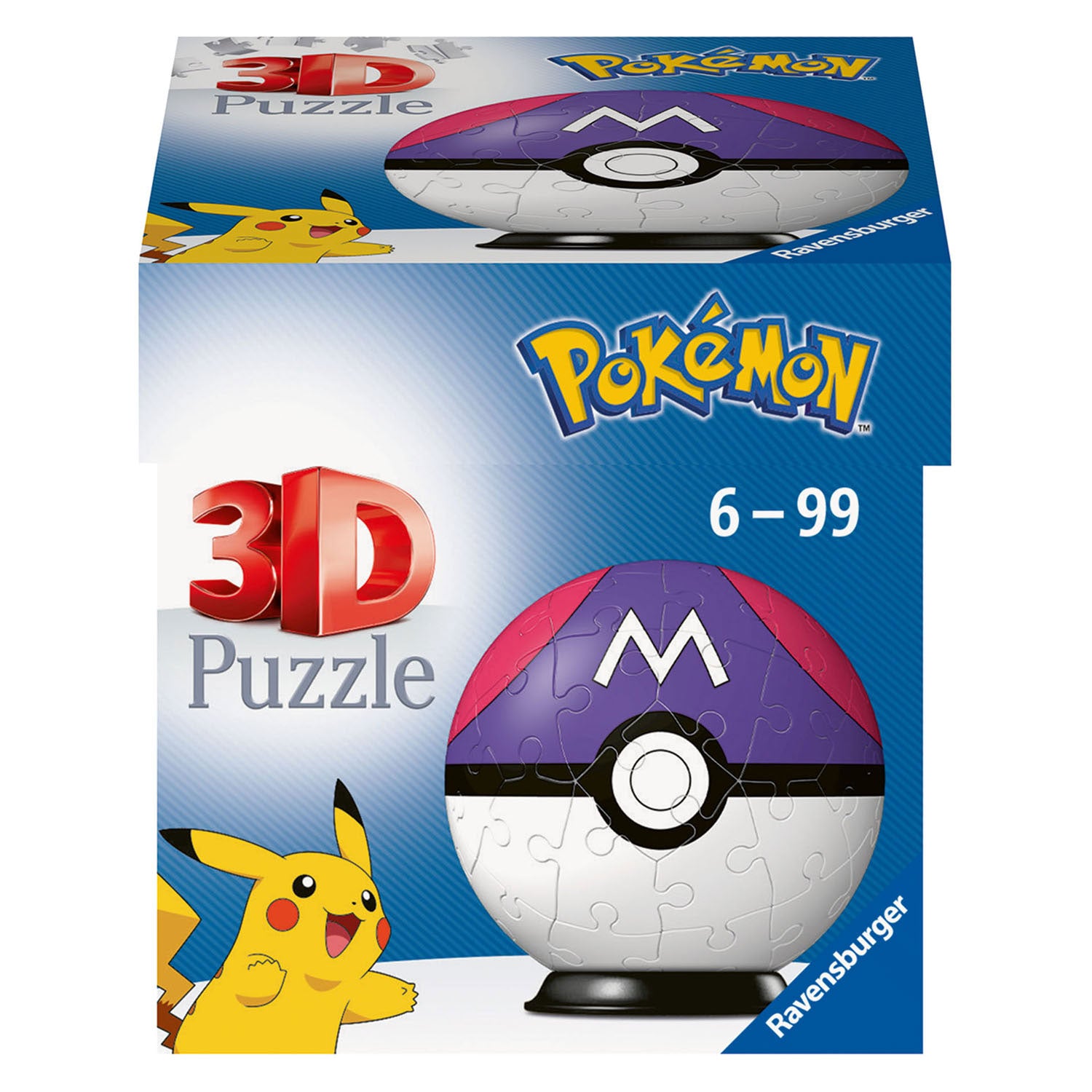 Ravensburger Pokemon Masterball 3D-puzzel, 54st.