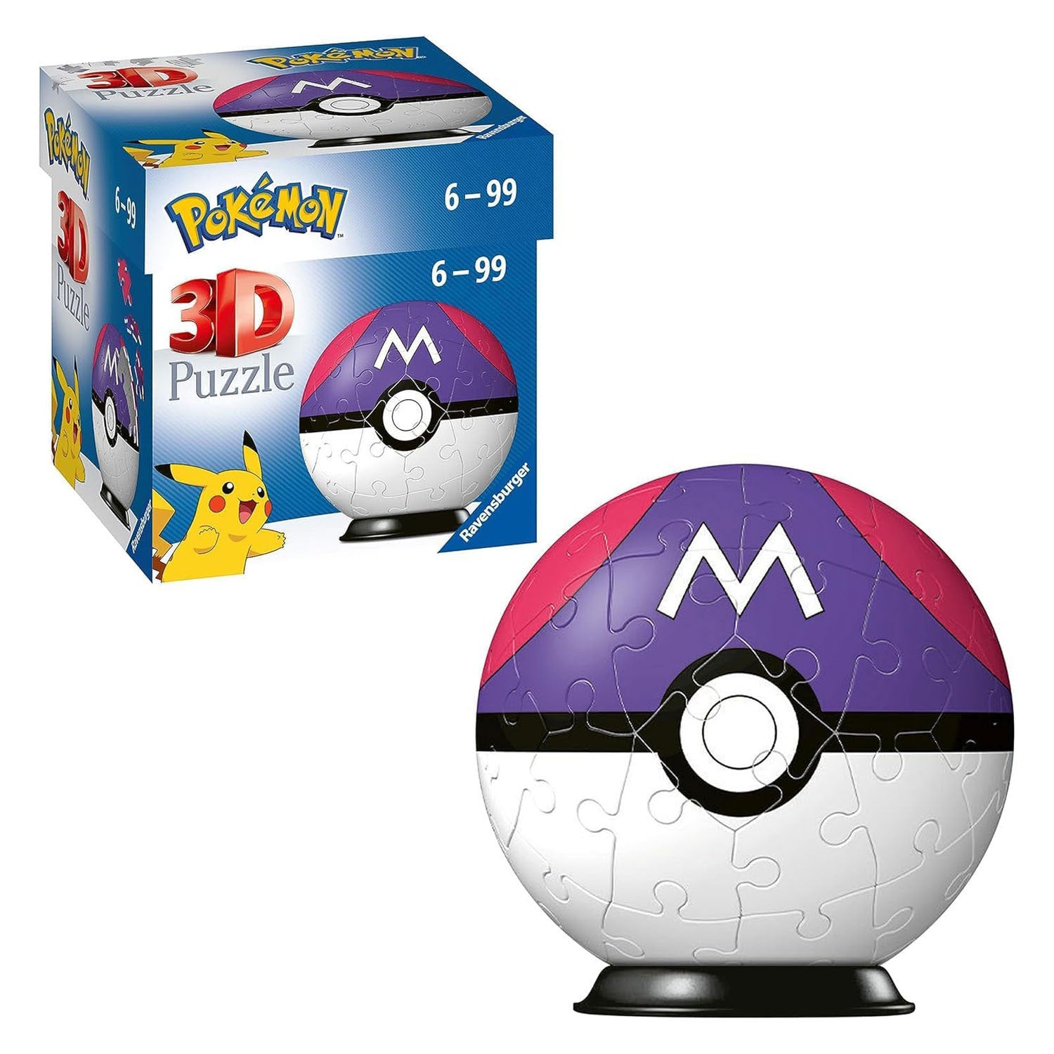 Ravensburger Pokemon Masterball 3D-puzzel, 54st.
