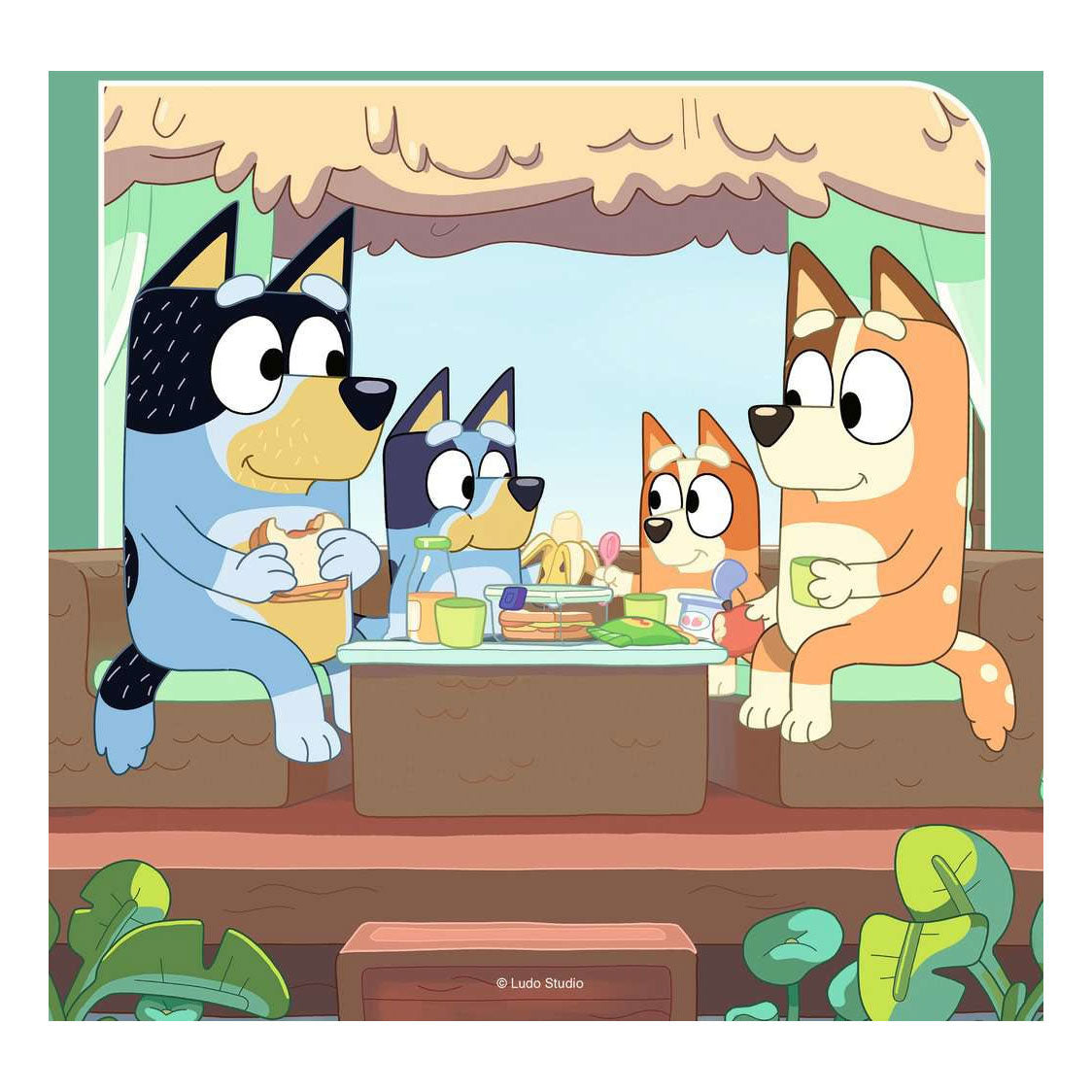 Ravensburger puzzel de avonturen van bluey 3x49 stukjes