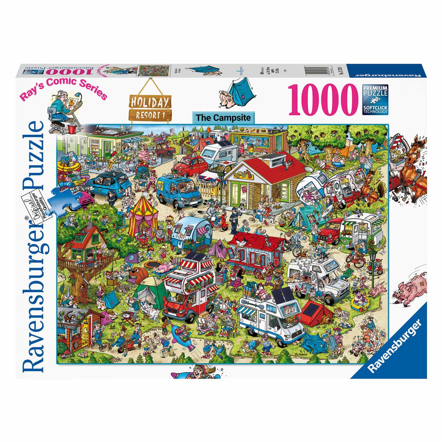 Vakantiepark 2 Camping Legpuzzel, 1000st.