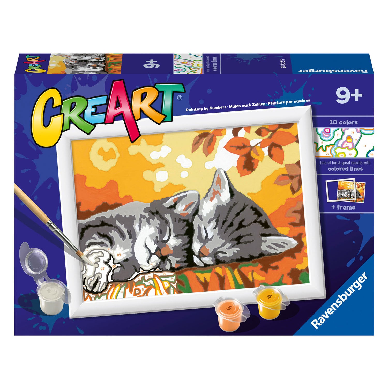 CreArt Schilderen op Nummer - Herfst Katjes