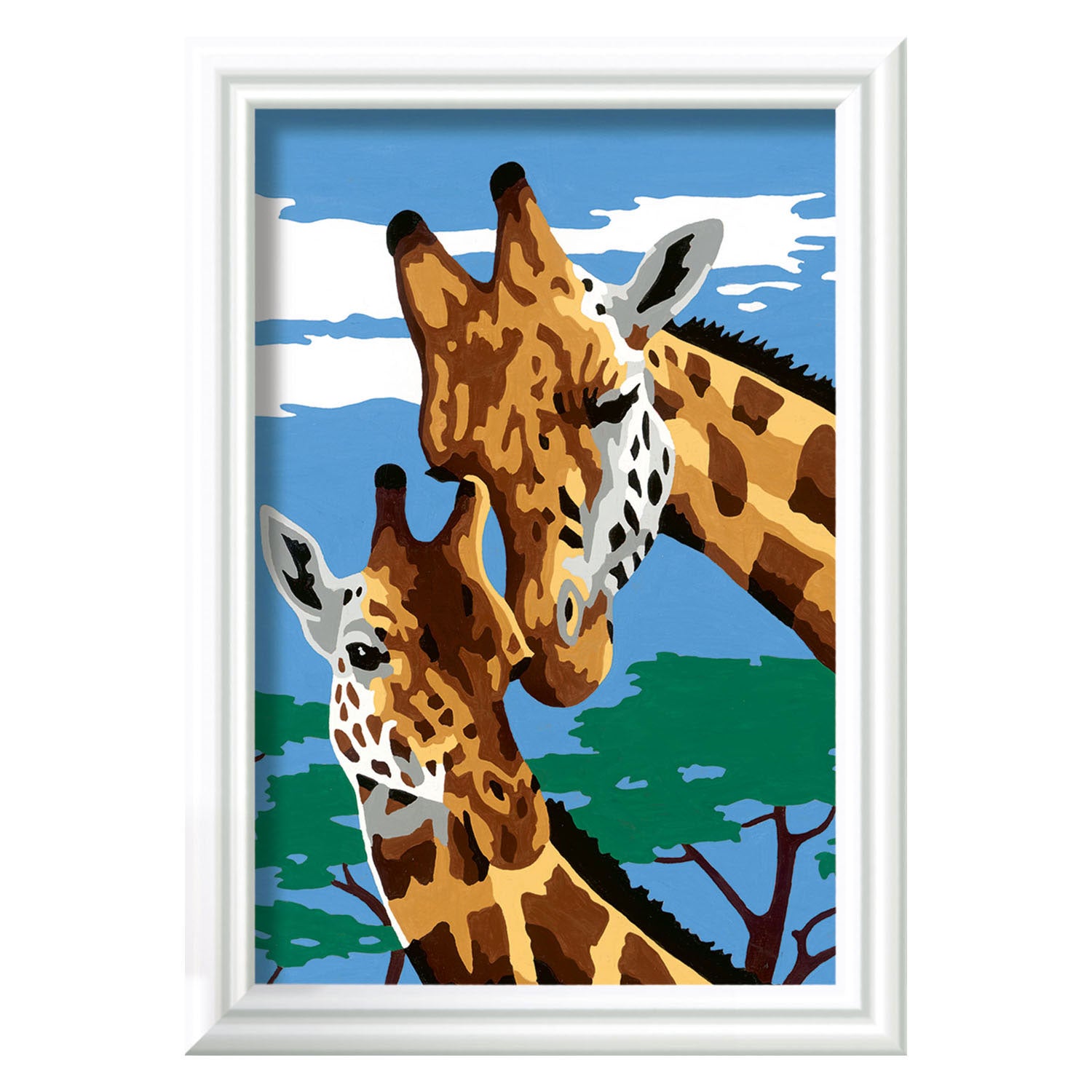 Ravensburger creart schilderen op nummer - inspirerende giraffen