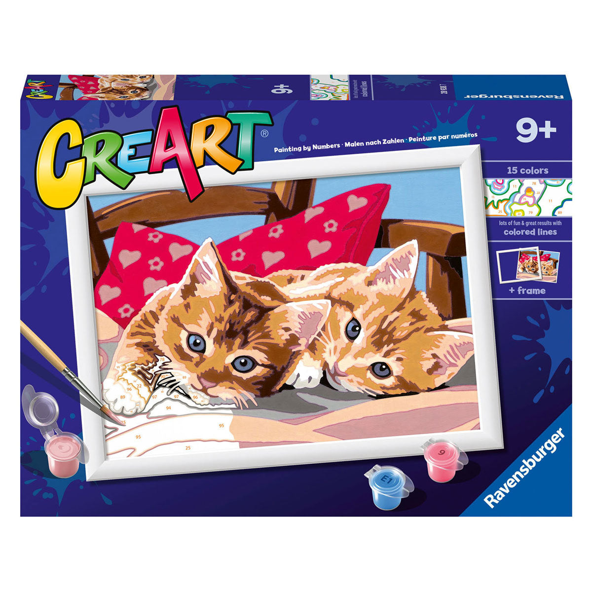 Ravensburger creart two cuddly cats