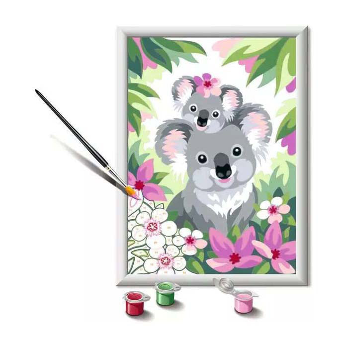 Ravensburger maakt schilderen op een aantal koala's
