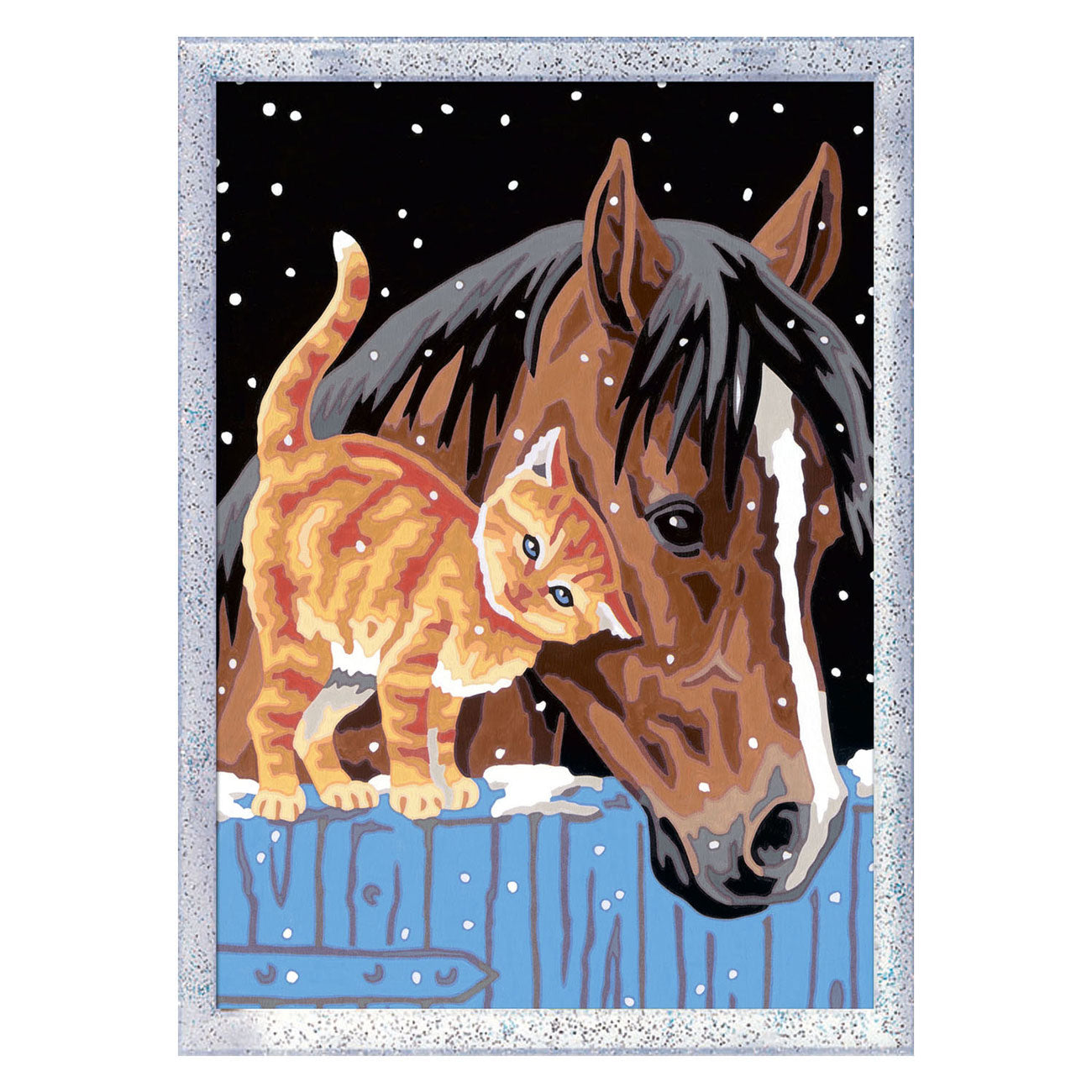 Ravensburger creëert schilderen op nummer - vrienden in de stal