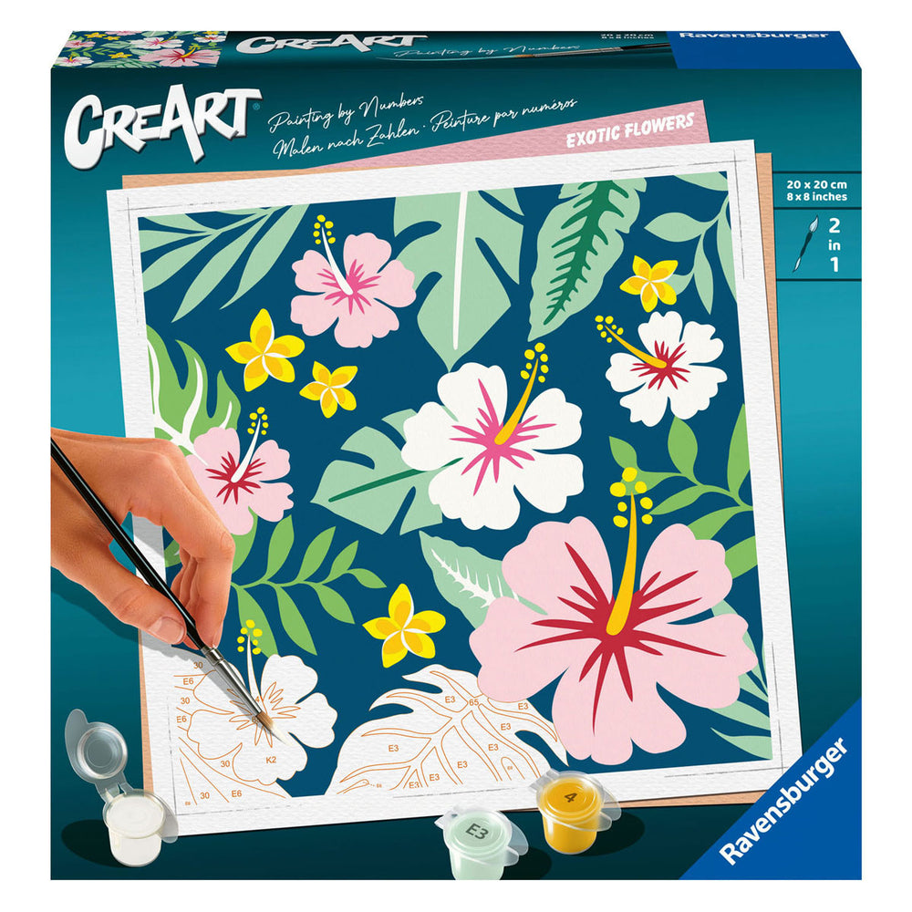 Ravensburger CreArt Paint by Numbers - Exotic Flowers