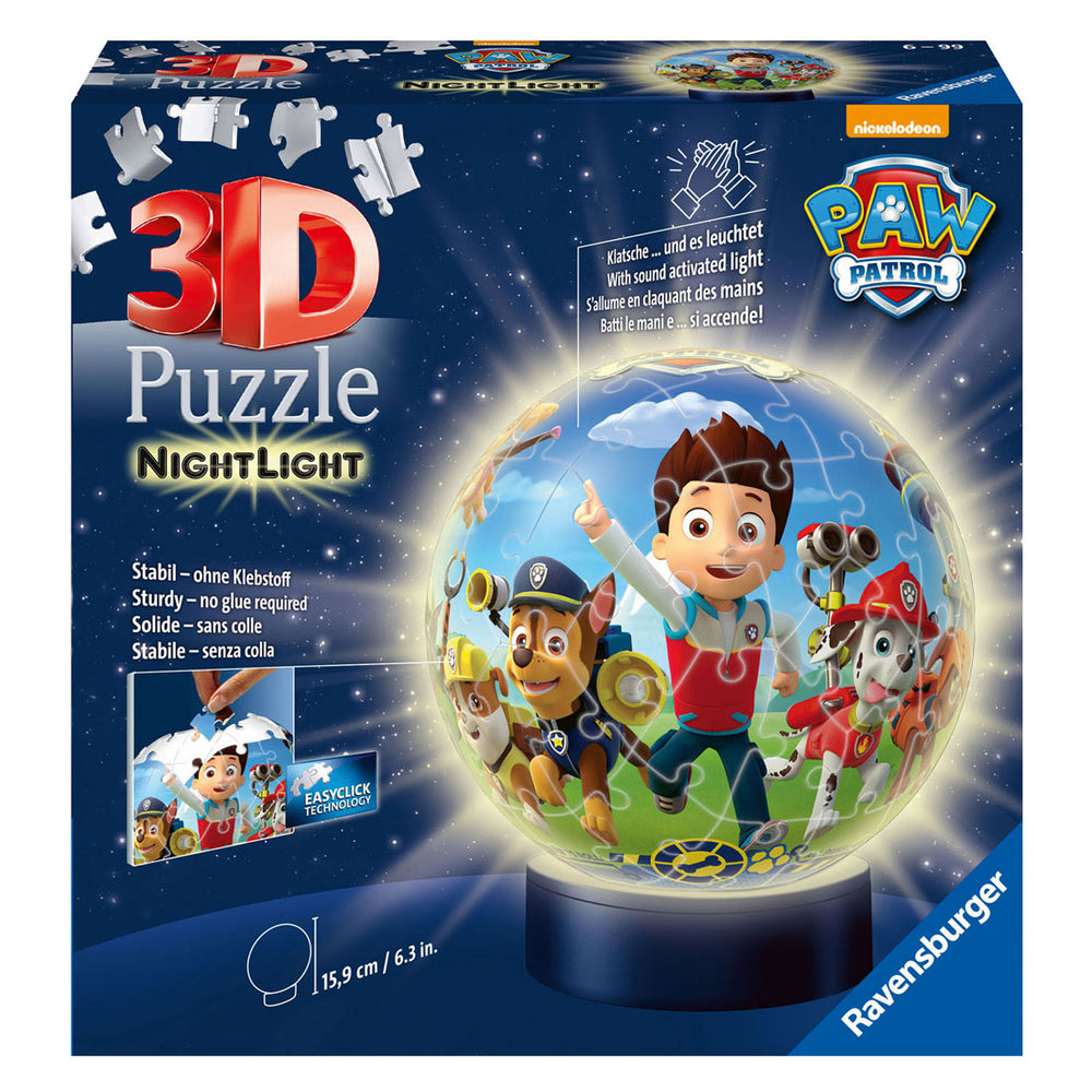 Ravensburger puzzel 3d met licht paw Patrol