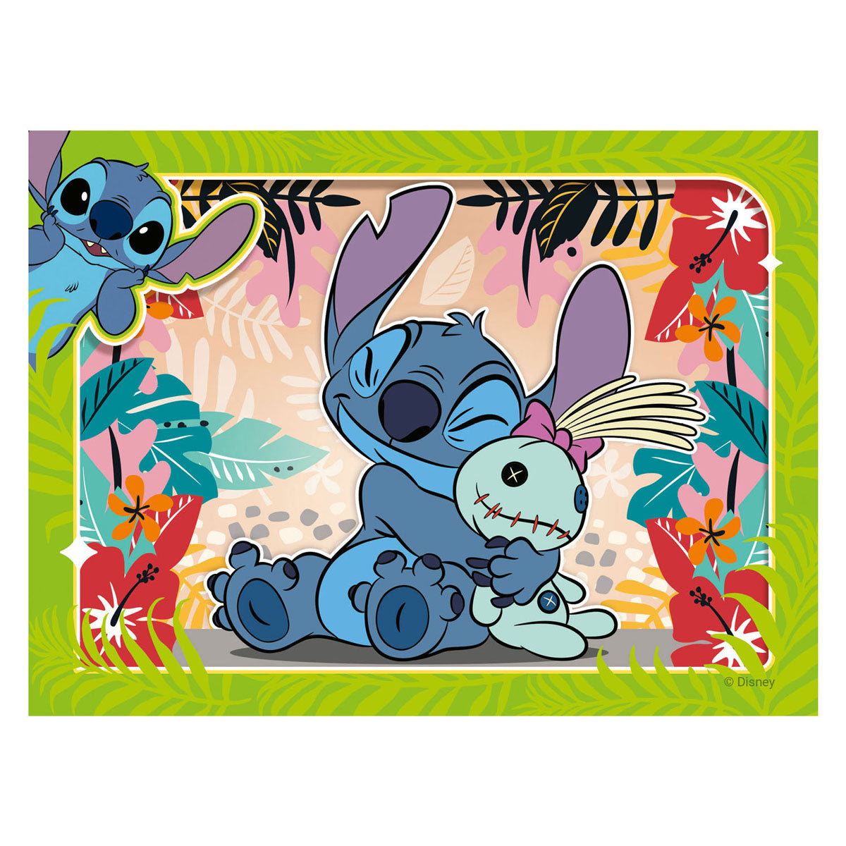 Legpuzzel Disney Stitch, 4-in-1