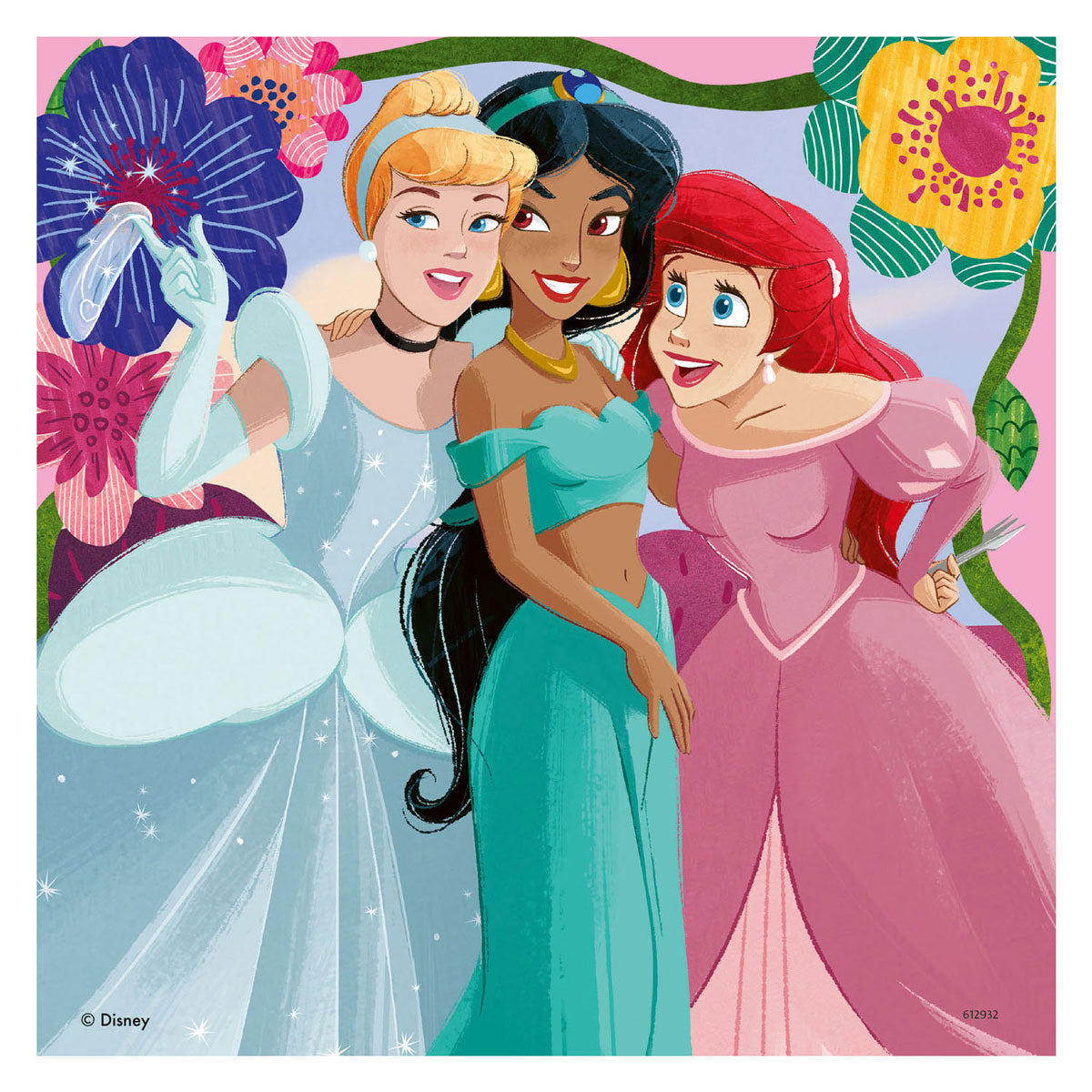 Ravensburger legpuzzel disney princess, 3x49st.