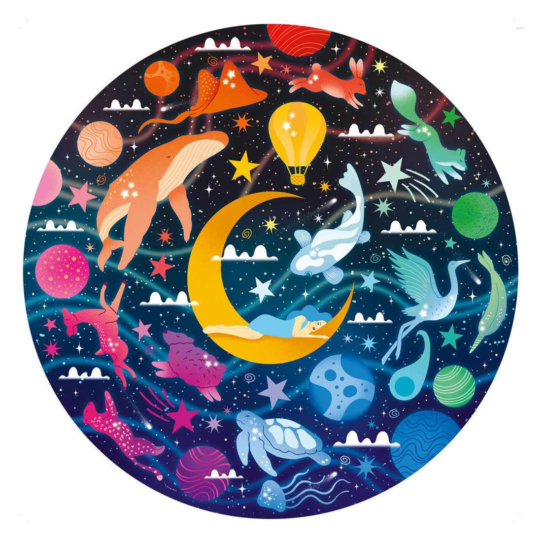 Ravensburger legpuzzel cirkel van kleuren dromen, 500st.