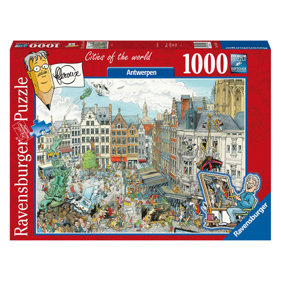 Ravensburger Jigsaw Puzzle Fleroux Antwerp, 1000 pieces.