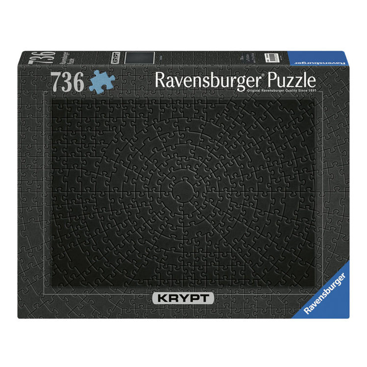 Ravensburger legpuzzel krypt zwart, 736st.