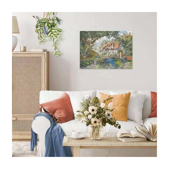 Ravensburger legpuzzel flower hill lane, 1000st.