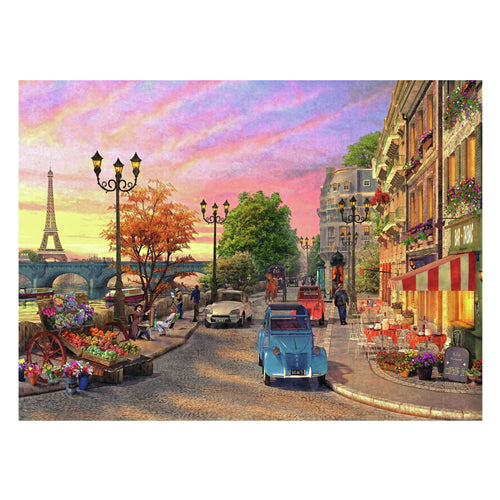 Ravensburger legpuzzel parijs avond sfeer 500 stukjes landschap.
