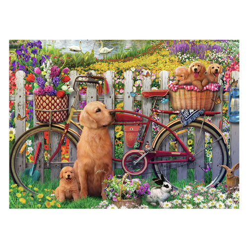 Ravensburger puzzel honden tuin - legpuzzel 500 stukjes dieren.