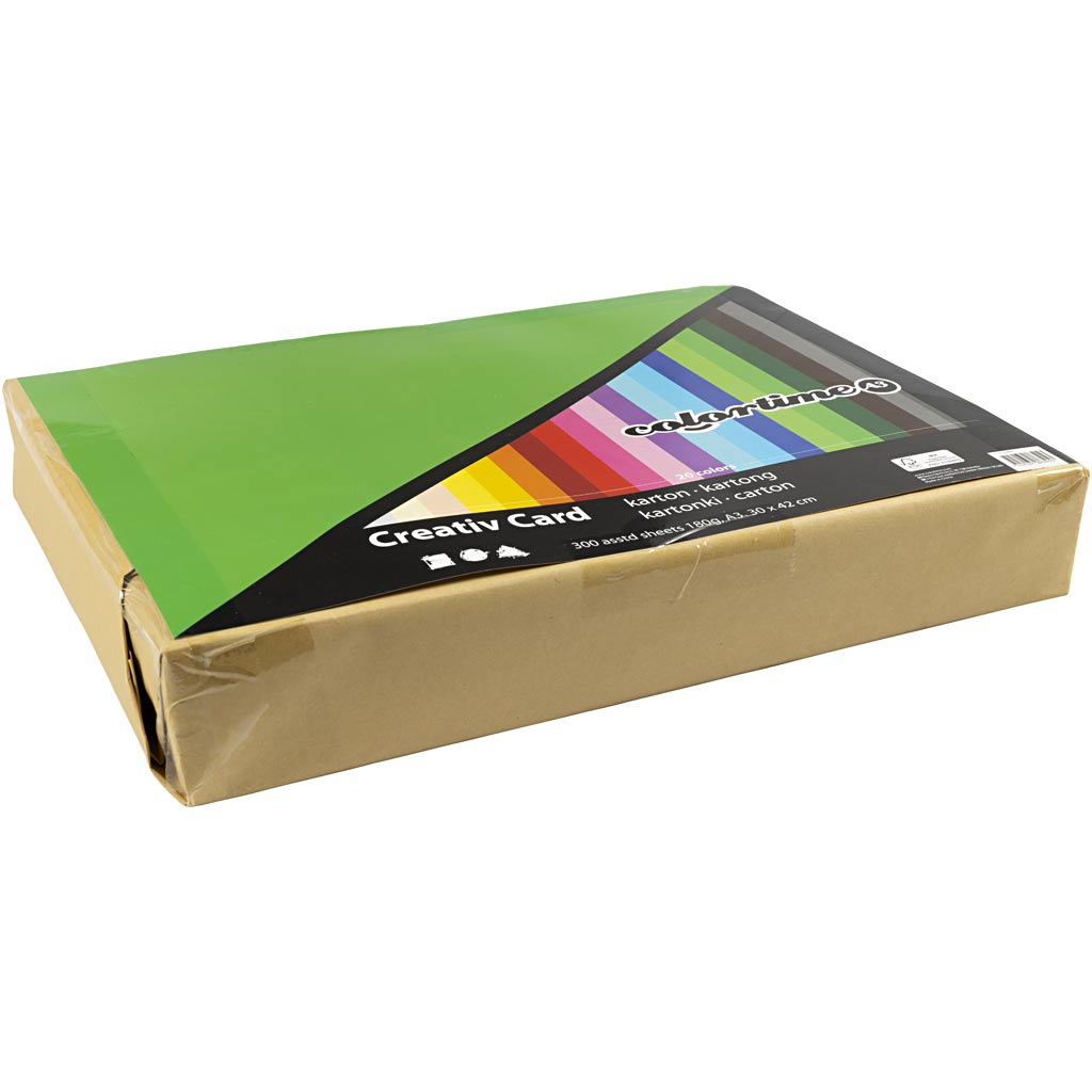 Https: www.cchobby.nl gekleurd-karton-a3-vel-297x420-mm-180-gr-diverse-kleuren-300-div-vellen-1-doos