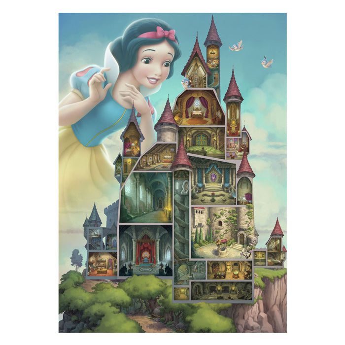 Ravensburger legpuzzel disney kastelen sneeuwwitje, 1000st.