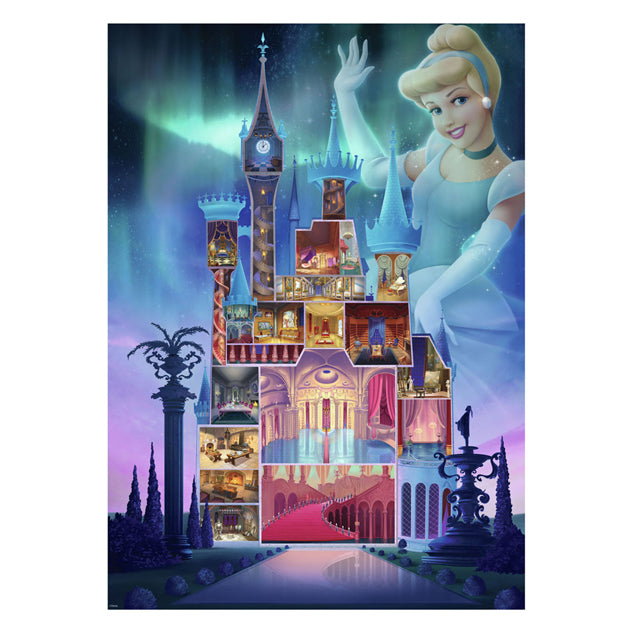 Ravensburger legpuzzel Disney kastelen Assepoester, 1000st.