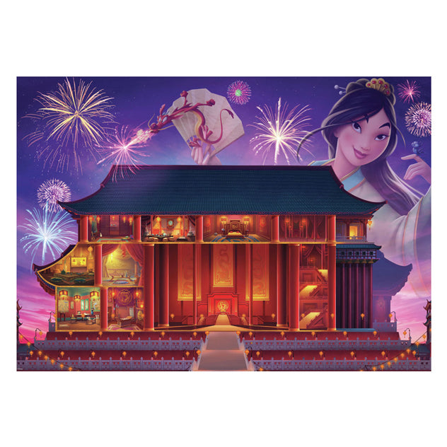 Ravensburger legpuzzel disney kastelen mulan, 1000st.