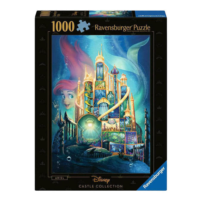 Ravensburger legpuzzel disney kastelen ariel, 1000st.